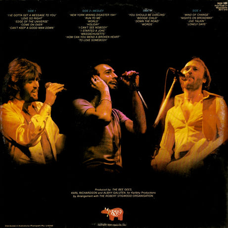 Bee Gees : Here At Last... Bee Gees ...Live (2xLP, Album, Gat)