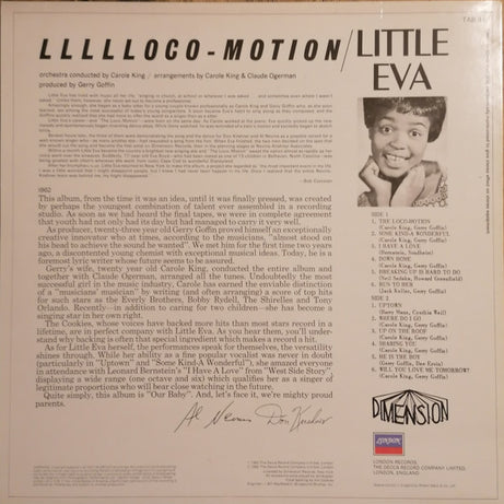Little Eva : Llllloco-Motion (LP, Album, RE)