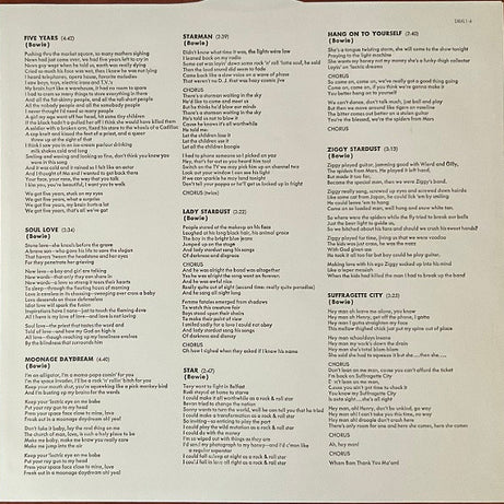 David Bowie : The Rise And Fall Of Ziggy Stardust And The Spiders From Mars (LP, Album, RE, RM, 180)