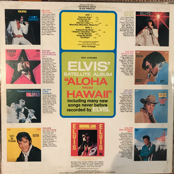 Elvis* : Separate Ways (LP, Album, Mono)