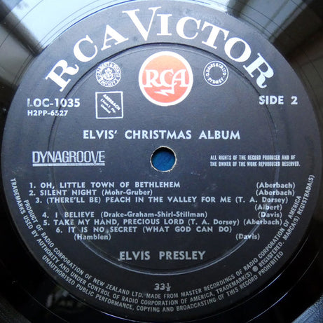 Elvis Presley : Elvis' Christmas Album (LP, Album, Mono, RE)