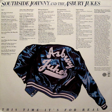 Southside Johnny And The Asbury Jukes* : This Time It's For Real (LP, Album, RE, Pit)