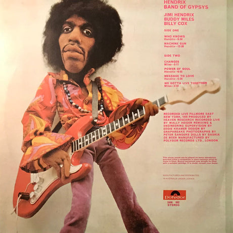 Hendrix* : Band Of Gypsys (LP, Album)
