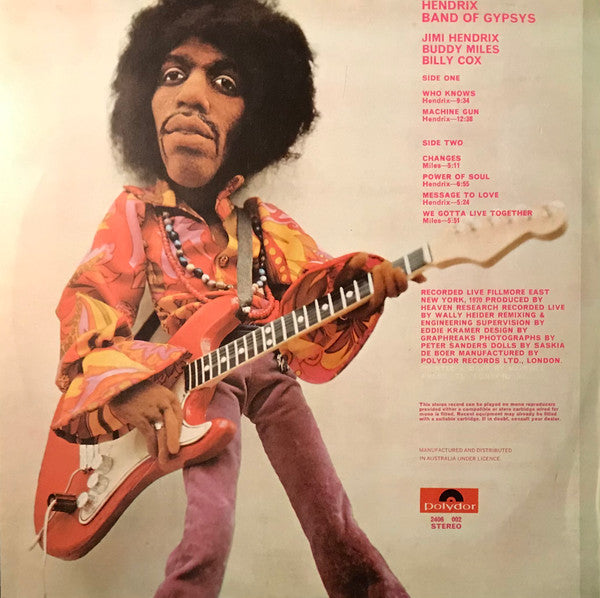 Hendrix* : Band Of Gypsys (LP, Album)
