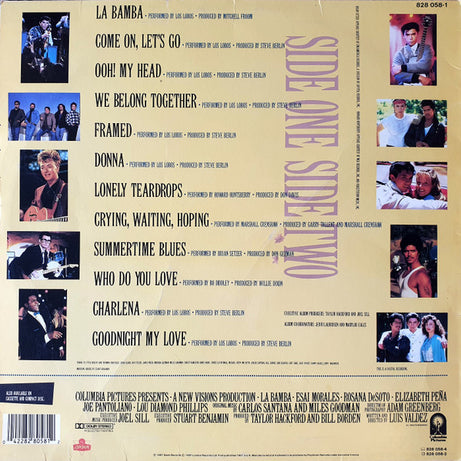 Various : La Bamba (Original Motion Picture Soundtrack) (LP, Album, Comp)
