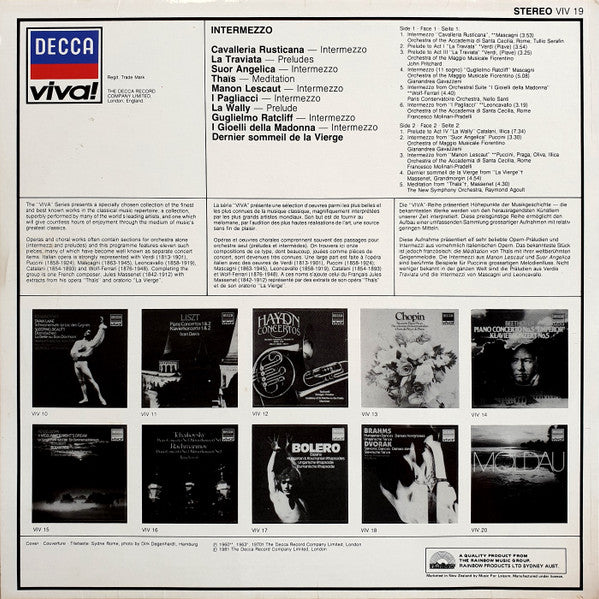 Various : Intermezzo (LP, Comp)