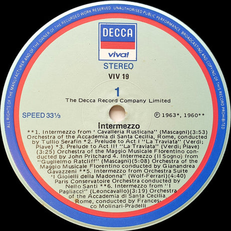 Various : Intermezzo (LP, Comp)