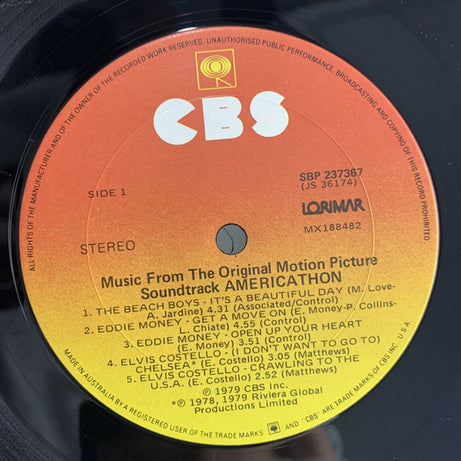 Various : Americathon (LP, Comp)