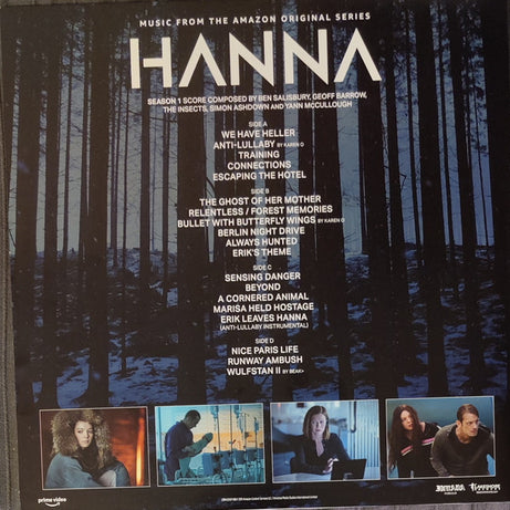Ben Salisbury, Geoff Barrow, The Insects, Simon Ashdown (2) And Yann McCullough : Hanna: Season 1 (Music From The Amazon Original Series) (2xLP, Ltd, Whi)