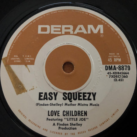 Love Children Featuring Little Joe (7) : Easy Squeezy (7", Single)