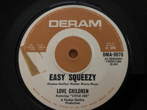 Love Children Featuring Little Joe (7) : Easy Squeezy (7", Single)