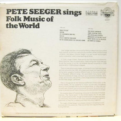 Pete Seeger : Sings Folk Music Of The World (LP, Album, RE)