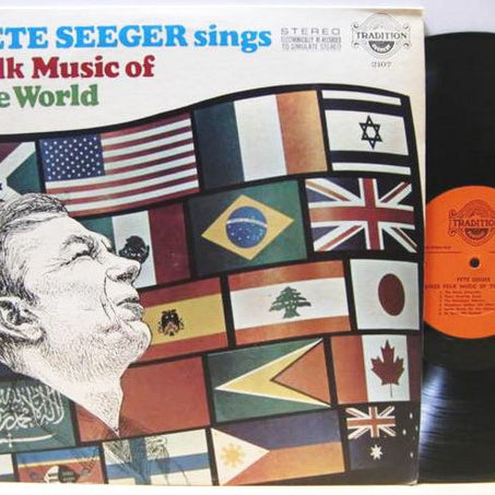 Pete Seeger : Sings Folk Music Of The World (LP, Album, RE)