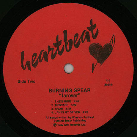Burning Spear : Farover (LP, Album, RE, Wak)