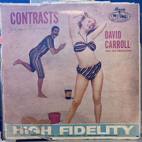 David Carroll & His Orchestra : Contrasts (LP, Comp, Mono)