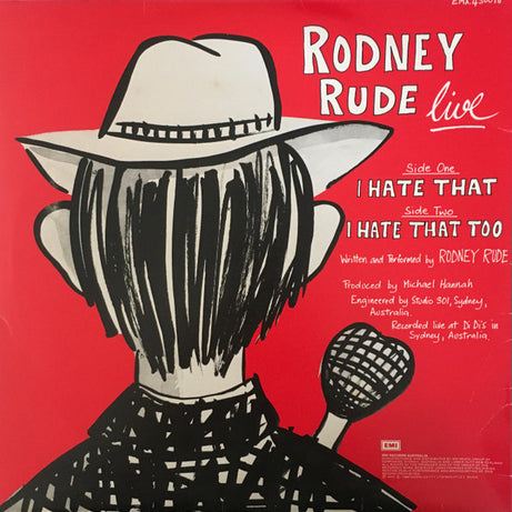 Rodney Rude : Live (LP, Album, Cre)