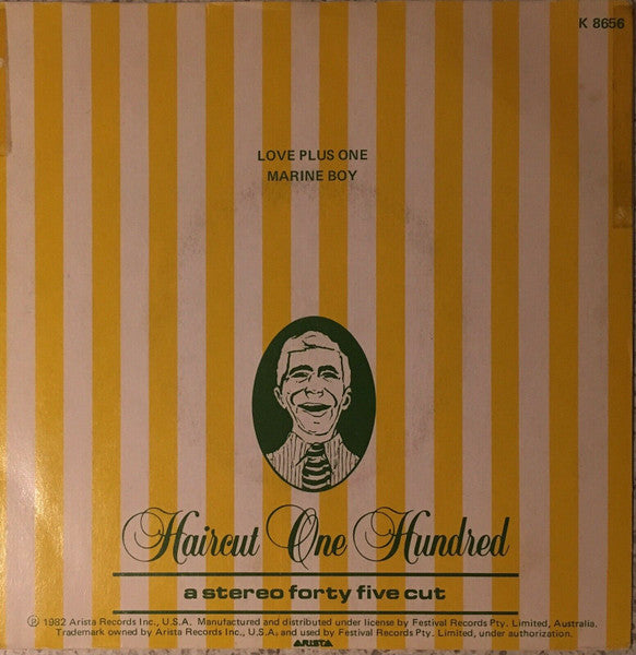 Haircut One Hundred : Favourite Shirts (Boy Meets Girl) (7", Single, Ltd)