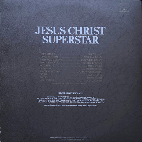 Andrew Lloyd Webber & Tim Rice : Jesus Christ Superstar (2xLP, Album, RP)