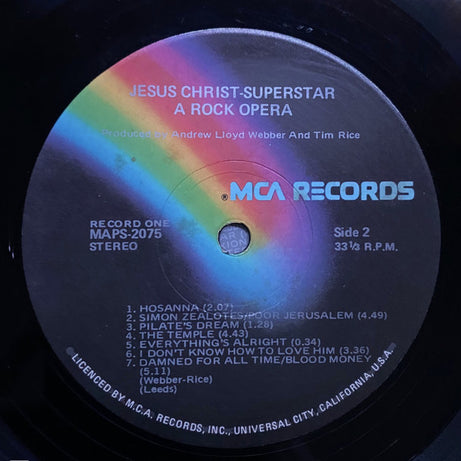 Andrew Lloyd Webber & Tim Rice : Jesus Christ Superstar (2xLP, Album, RP)