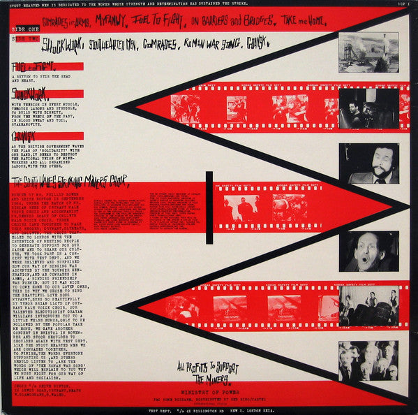 South Wales Striking Miners Choir / Test Dept. : Shoulder To Shoulder (LP, Album)