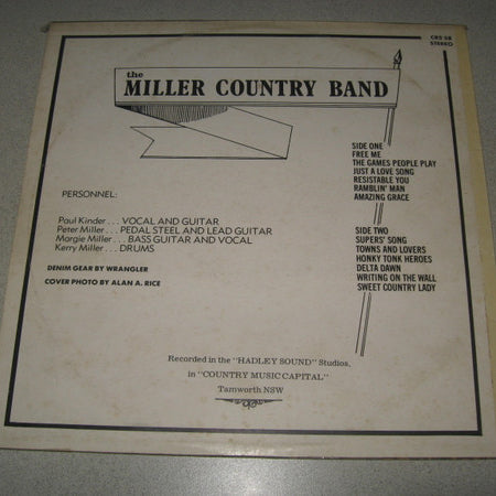 The Miller Country Band : The Miller Country Band (LP, Album)