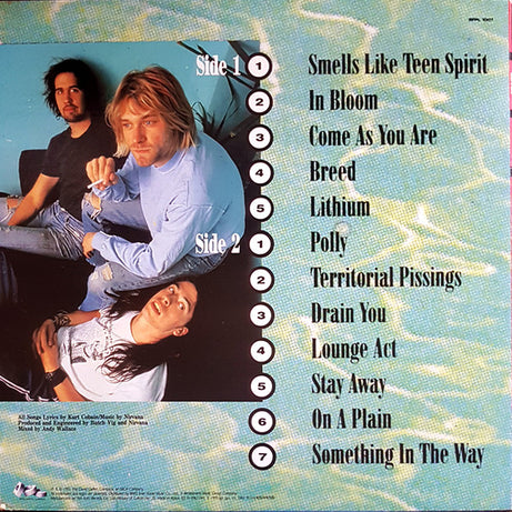 Nirvana : Nevermind (LP, Album, Qui)