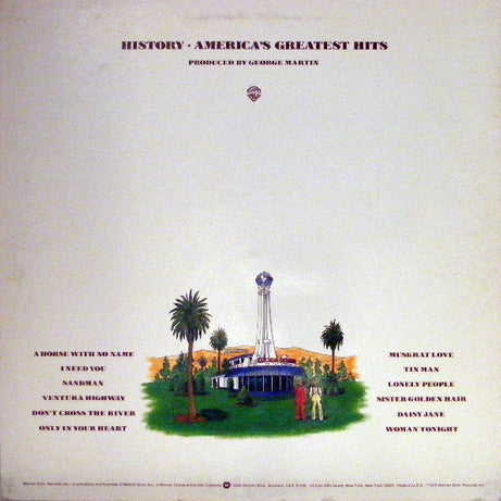America (2) : History · America's Greatest Hits (LP, Comp)