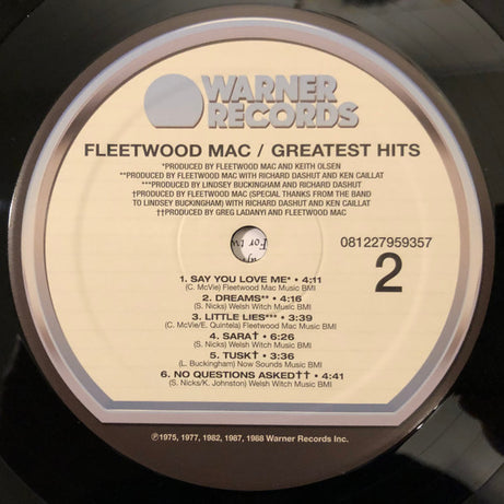 Fleetwood Mac : Greatest Hits (LP, Comp, RE)