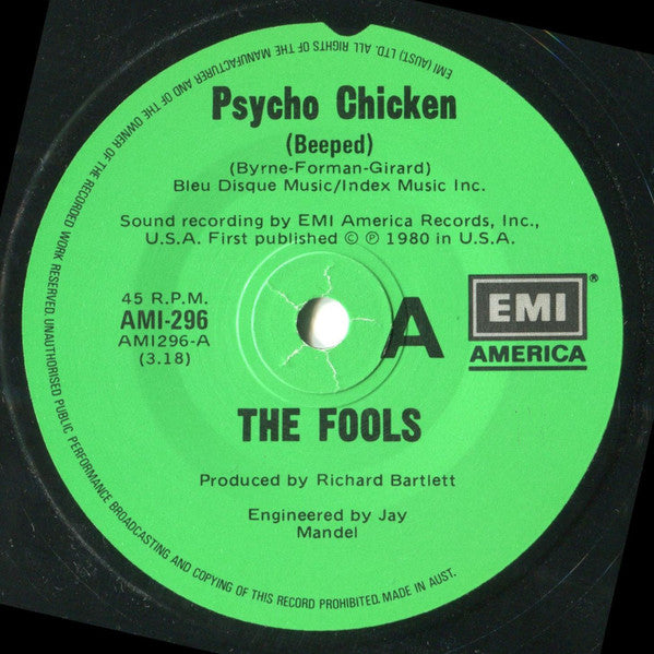 The Fools : Psycho Chicken (7", Single)