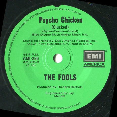 The Fools : Psycho Chicken (7", Single)