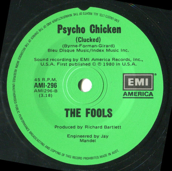 The Fools : Psycho Chicken (7", Single)