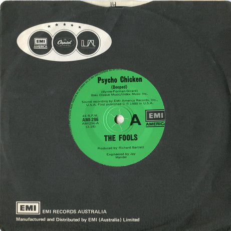 The Fools : Psycho Chicken (7", Single)