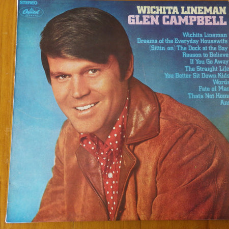 Glen Campbell : Wichita Lineman (LP, Album, Ora)