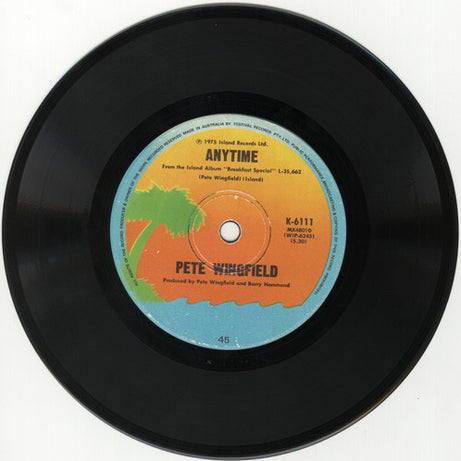 Pete Wingfield : A Whole Pot Of Jelly (For A Little Slice Of Toast) (7")