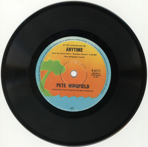 Pete Wingfield : A Whole Pot Of Jelly (For A Little Slice Of Toast) (7")
