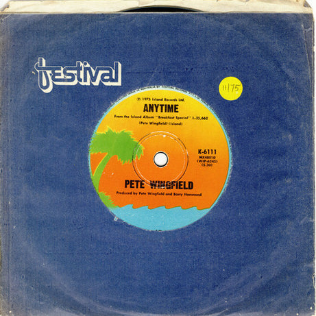 Pete Wingfield : A Whole Pot Of Jelly (For A Little Slice Of Toast) (7")