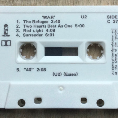 U2 : War (Cass, Album, Bla)