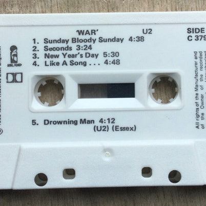 U2 : War (Cass, Album, Bla)