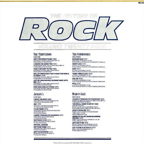 The Temptations / Jackson 5* / The Commodores* / Marvin Gaye : The History Of Rock (Volume Twenty Four) (2xLP, Comp)