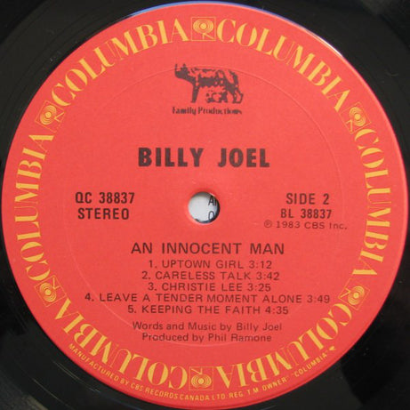 Billy Joel : An Innocent Man (LP, Album)