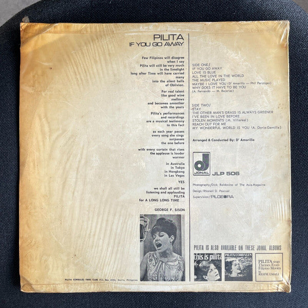 Pilita : If You Go Away (LP, Album)