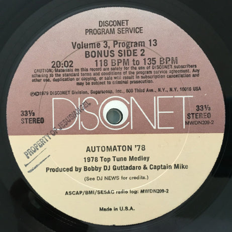Various : Volume 3 Program 13 (2x12", P/Mixed,  )