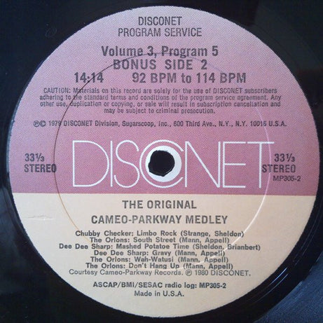 Various : Volume 3 Program 5 (2x12", P/Mixed)
