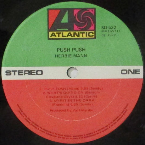Herbie Mann : Push Push (LP, Album)