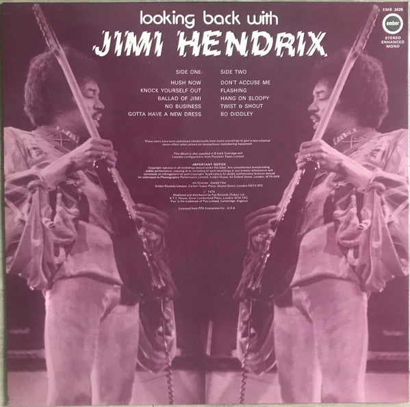 Jimi Hendrix : Looking Back With Jimi Hendrix (LP, Comp)