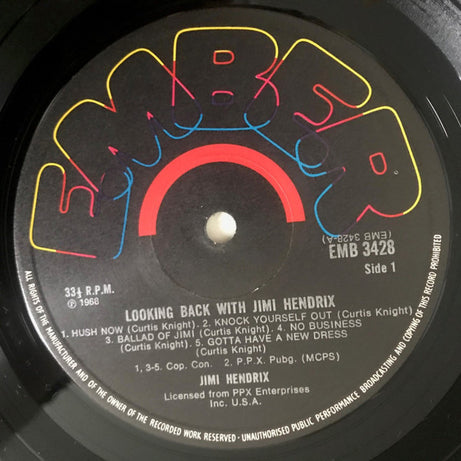 Jimi Hendrix : Looking Back With Jimi Hendrix (LP, Comp)