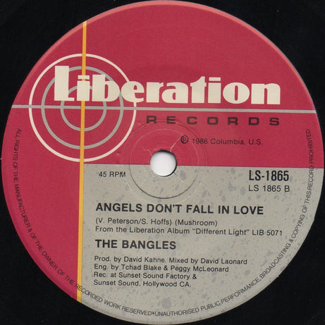 Bangles : Walk Like An Egyptian (7", Single, M/Print)