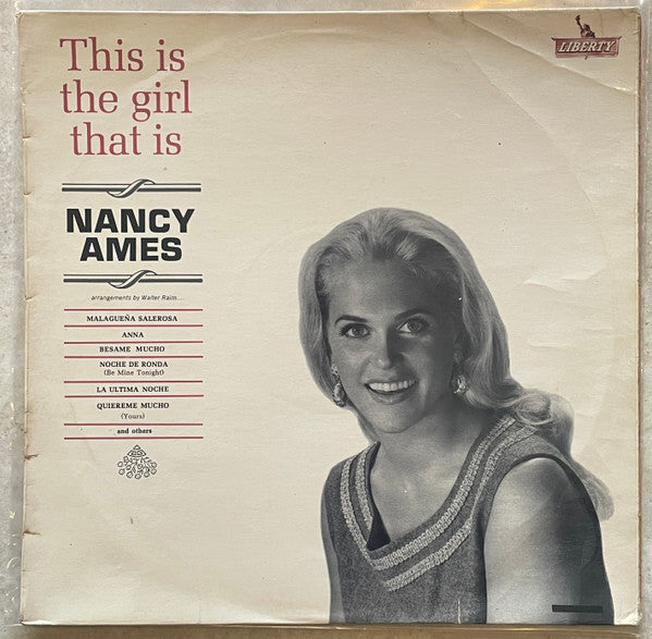 Nancy Ames : This Is The Girl That Is Nancy Ames (LP, Album)
