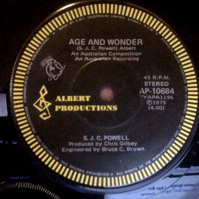 S.J.C. Powell : Celestial Madness / Age And Wonder (7", Promo)