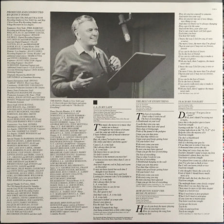Frank Sinatra With Quincy Jones And Orchestra* : L.A. Is My Lady (LP, Album, Gat)